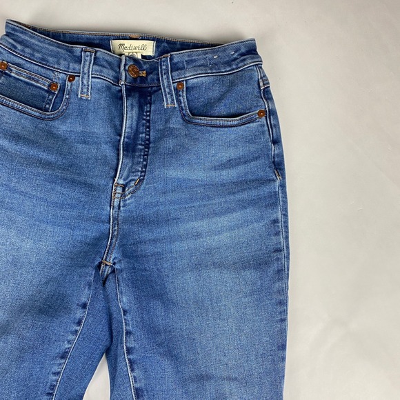 Madewell Jeans Women's Size 26 Curvy Skinny Flare Blue Denim - Picture 3 of 14
